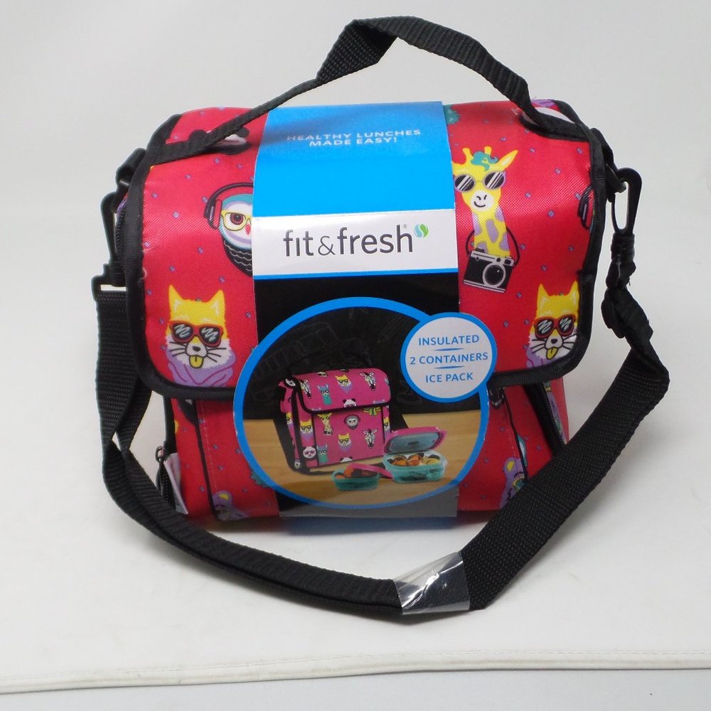 Fit & Fresh Lunch Kit with BPA-Free Container Set